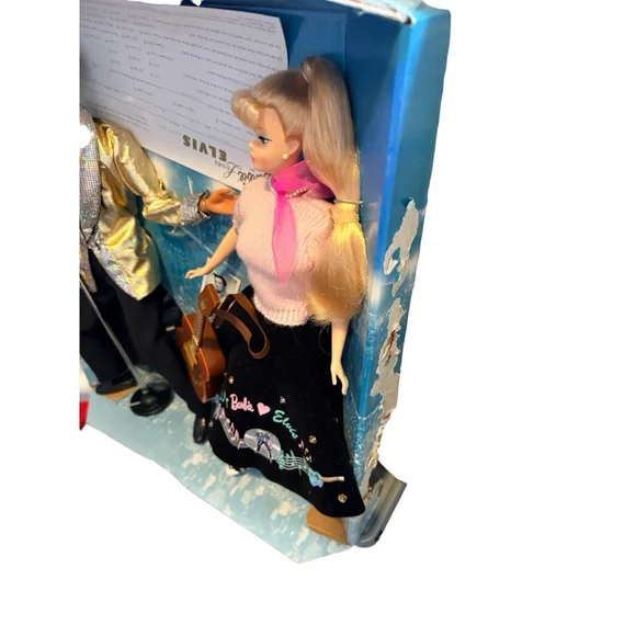 Barbie Mattel 1996 Barbie Loves Elvis Collector Edition Dolls - Picture 4 of 5